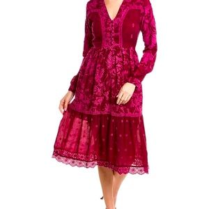 JOHNNY WAS PORCELAIN ALDEA DRESS💕❤️ Brand new never worn💕🎉